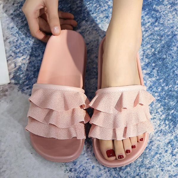 slippers summer women candy color pleated design for outdoor beach ladies casual, Black
slippers summer women candy color pleated design for outdoor beach ladies casual, Black