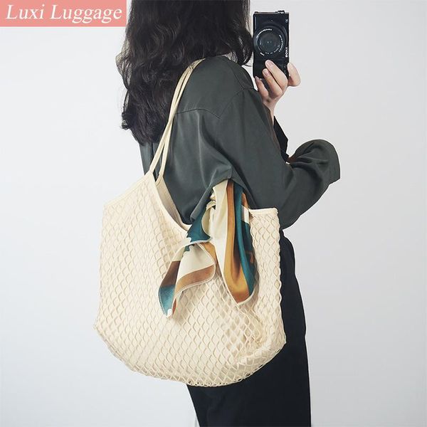 evening bags fashion casual women shoulder bag simple canvas handbag tote large capacity beach net
evening bags fashion casual women shoulder bag simple canvas handbag tote large capacity beach net