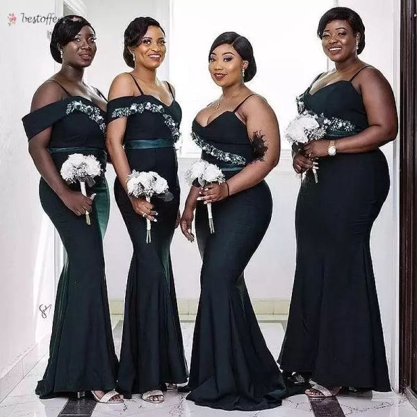 2022 aso ebi mermaid bridesmaid dresses with spaghetti straps appliques plus size maid of honor dress women wedding party vestidos, White;pink
2022 aso ebi mermaid bridesmaid dresses with spaghetti straps appliques plus size maid of honor dress women wedding party vestidos, White;pink