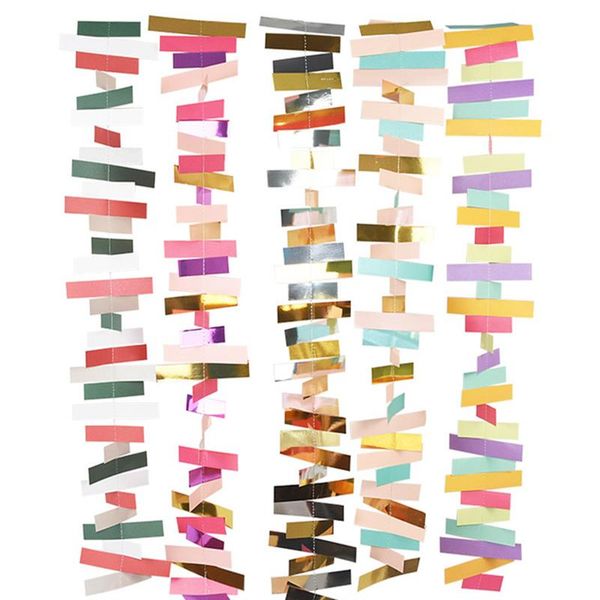 2m colorful strip banner paper flag garland party wall hanging bunting for wedding birthday decor diy year christmas decoration
2m colorful strip banner paper flag garland party wall hanging bunting for wedding birthday decor diy year christmas decoration