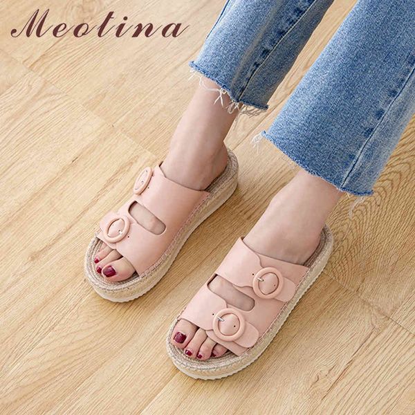 summer slippers sheepskin shoes women natural genuine leather platform wedge heels buckle open toe slides sandals 210517, Black
summer slippers sheepskin shoes women natural genuine leather platform wedge heels buckle open toe slides sandals 210517, Black