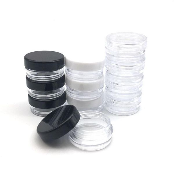 storage bottles & jars 100pcs empty plastic cosmetic makeup jar pot 2g/3g/5g/10g/20g transparent eyeshadow cream lip container box
storage bottles & jars 100pcs empty plastic cosmetic makeup jar pot 2g/3g/5g/10g/20g transparent eyeshadow cream lip container box
