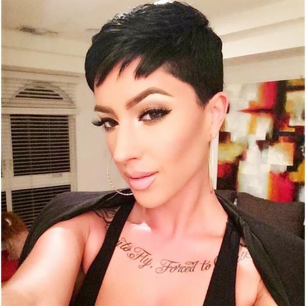 unprocessed glueless bob cut wigs none lace human short pixie hair machine made chic wig for black women in stock, Black;brown
unprocessed glueless bob cut wigs none lace human short pixie hair machine made chic wig for black women in stock, Black;brown