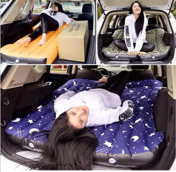 inflatable mattress in the trunk of car bed suv travel decoration other interior accessories
inflatable mattress in the trunk of car bed suv travel decoration other interior accessories