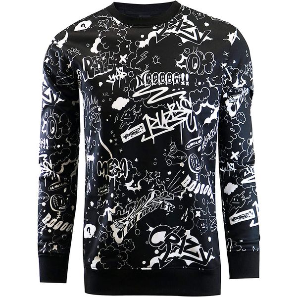 Men's Trendy 3D Printing Hoodie Visual Impact Party Top Punk Gothic Round Neck High Quality American Sweatshirt Hoodie, Black
Men's Trendy 3D Printing Hoodie Visual Impact Party Top Punk Gothic Round Neck High Quality American Sweatshirt Hoodie, Black