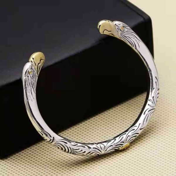 chinese style products xiangxu copper inlaid double headed eagle men's and women's bracelet carved open
chinese style products xiangxu copper inlaid double headed eagle men's and women's bracelet carved open