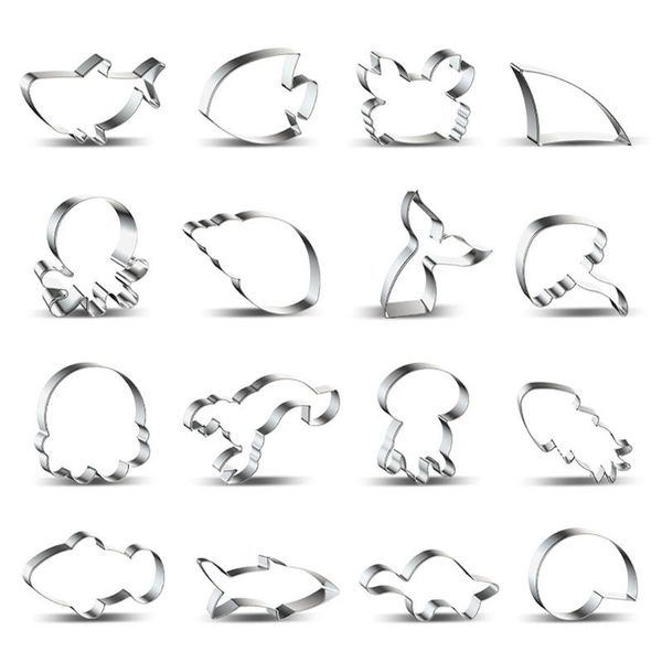 16pcs/set ocean world stainless steel cookie biscuit cutters molds diy fondant cake pastry decorating tools 28gf baking moulds
16pcs/set ocean world stainless steel cookie biscuit cutters molds diy fondant cake pastry decorating tools 28gf baking moulds