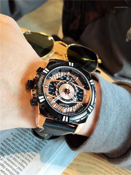wristwatches megir men analog leather sports watches men's army military watch male date quartz clock relogio masculino 2118, Slivery;brown
wristwatches megir men analog leather sports watches men's army military watch male date quartz clock relogio masculino 2118, Slivery;brown