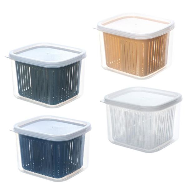 storage bottles & jars 4pcs sealing crispers garlic vegetable boxes partition drain
storage bottles & jars 4pcs sealing crispers garlic vegetable boxes partition drain