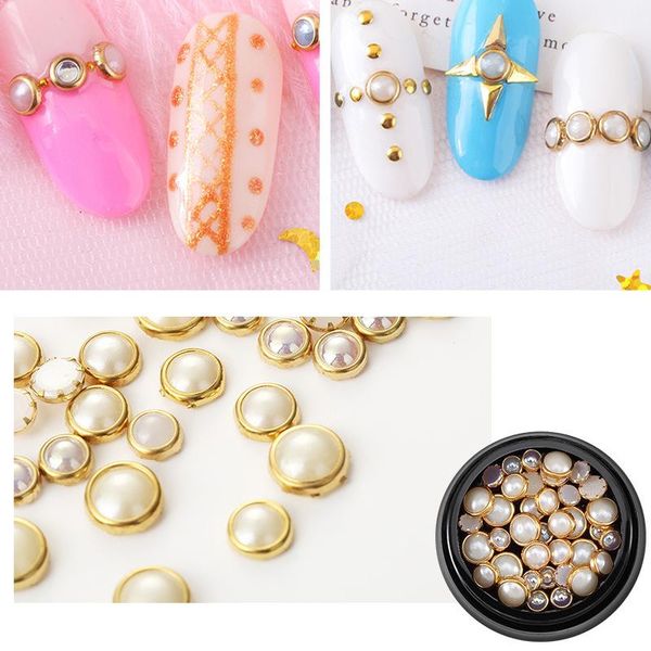 nail art decorations 1 box 3d rhinestones pearl diamond jewelry rhinstone stickers diy nails accessoires, Silver;gold
nail art decorations 1 box 3d rhinestones pearl diamond jewelry rhinstone stickers diy nails accessoires, Silver;gold