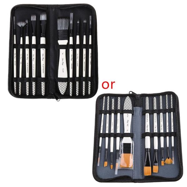 gift sets 10pcs/set paint brushes nylon hair watercolor gouache paintbrushes for cloth painting tools
gift sets 10pcs/set paint brushes nylon hair watercolor gouache paintbrushes for cloth painting tools