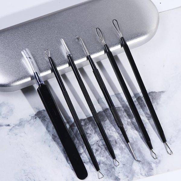 nail art kits 6pcs/set acne blackhead removal kit face skin pore cleaning needles tweezers beauty tools stainless steel pimple remover bemp0
nail art kits 6pcs/set acne blackhead removal kit face skin pore cleaning needles tweezers beauty tools stainless steel pimple remover bemp0