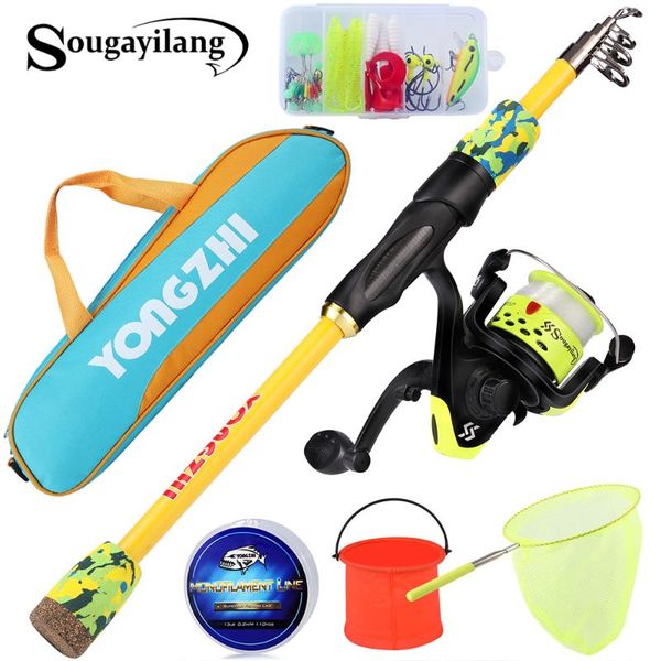 sougayilang fishing rod full kit 1.5m/5ft super light carbon feiber portable with reel line lure bag net combo
sougayilang fishing rod full kit 1.5m/5ft super light carbon feiber portable with reel line lure bag net combo