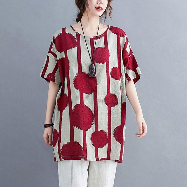 women's t-shirt oversized women cotton linen casual t-shirts arrival 2021 summer simple style vintage print loose female tees s3067, White
women's t-shirt oversized women cotton linen casual t-shirts arrival 2021 summer simple style vintage print loose female tees s3067, White