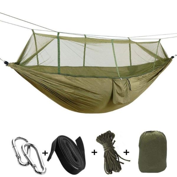 1-2 person outdoor mosquito net parachute hammock camping hanging sleeping bed swing portable double chair hamac army green camp furniture
1-2 person outdoor mosquito net parachute hammock camping hanging sleeping bed swing portable double chair hamac army green camp furniture