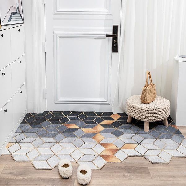 custom dust doormat carpet floor mat outdoor indoor entrance kitchen rug eastern europe style anti-slip door mats carpet