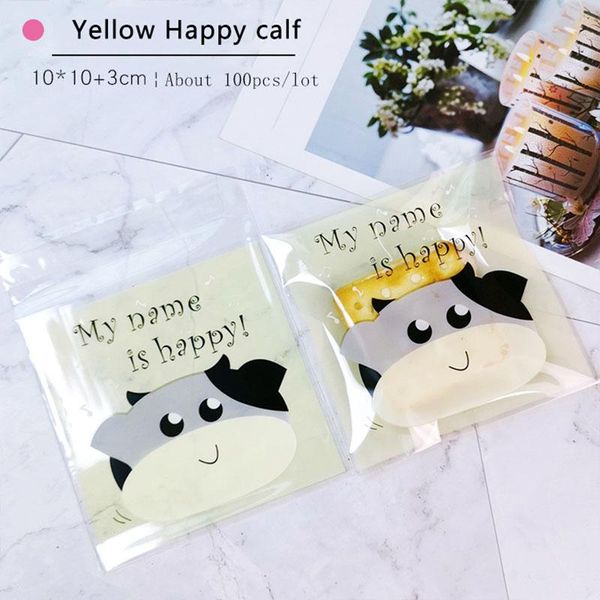 gift wrap 100pcs/lot cookies self adhesive bag frosted happy little calf head handmade soap baked biscuit party candy plastic favor pack
gift wrap 100pcs/lot cookies self adhesive bag frosted happy little calf head handmade soap baked biscuit party candy plastic favor pack