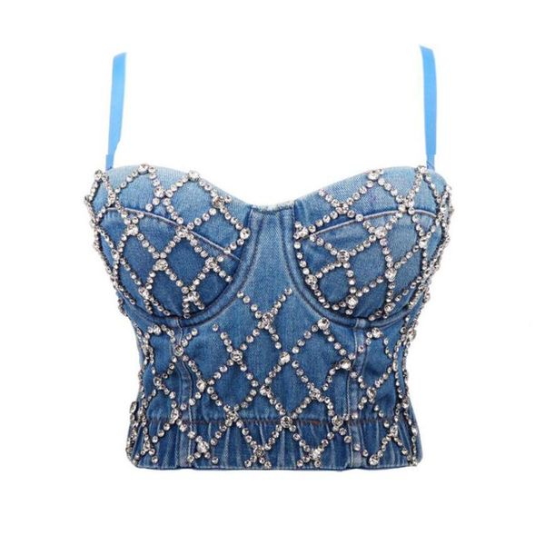 women's tanks & camis denim bodycon female cross-beaded splice tube spaghetti strap crop nightclub high waist slim women camisoles, White
women's tanks & camis denim bodycon female cross-beaded splice tube spaghetti strap crop nightclub high waist slim women camisoles, White