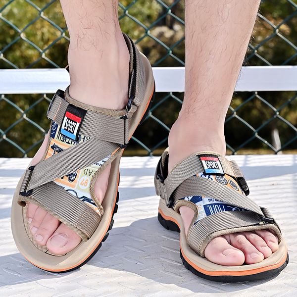 new summer men sandals casual shoes leather mesh splicing beach sandals comfortable breathable fashion outdoor sandals, Black
new summer men sandals casual shoes leather mesh splicing beach sandals comfortable breathable fashion outdoor sandals, Black