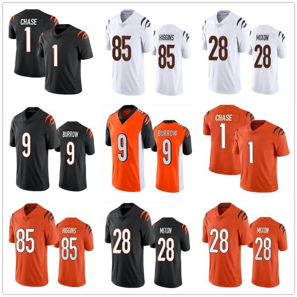 2021 mens football 1 ja'marr chase 9 joe burrow 28 mixon 85 tee higgins stitched jersey, Black;red
2021 mens football 1 ja'marr chase 9 joe burrow 28 mixon 85 tee higgins stitched jersey, Black;red
