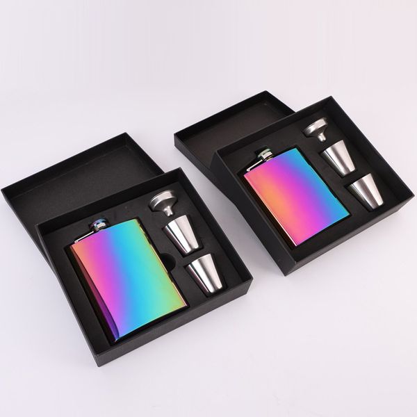 flask flagon gradient electroplating stainless steel wine pot set portable small high-end gift box bottle
flask flagon gradient electroplating stainless steel wine pot set portable small high-end gift box bottle