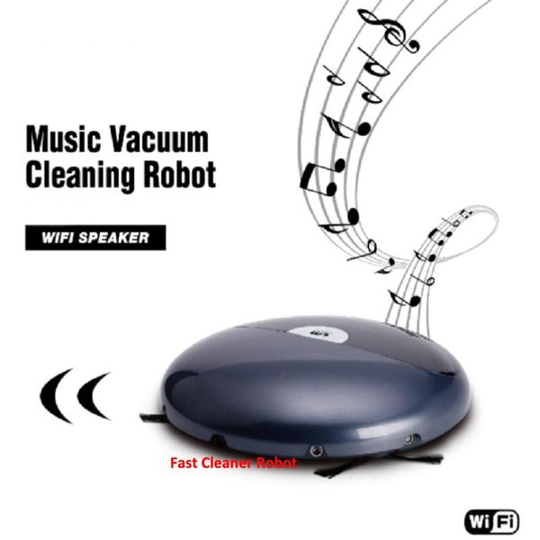 est smartphone wifi app control automatic robot vacuum cleaner with music player, schedule,auto recharge, li-ion battery cleaners
est smartphone wifi app control automatic robot vacuum cleaner with music player, schedule,auto recharge, li-ion battery cleaners