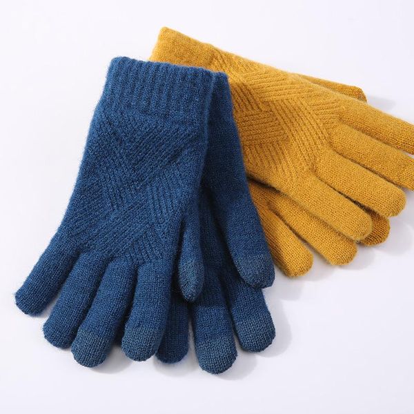 five fingers gloves tj-tianjun fashion women' winter autumn knitting touch screen couples' plush and thick cold proof warm cyclin, Blue;gray
five fingers gloves tj-tianjun fashion women' winter autumn knitting touch screen couples' plush and thick cold proof warm cyclin, Blue;gray