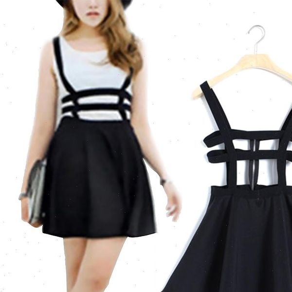 women skirts hollow out back zipper suspender bandage skater braces a line mini skirt drop good quality, Black
women skirts hollow out back zipper suspender bandage skater braces a line mini skirt drop good quality, Black