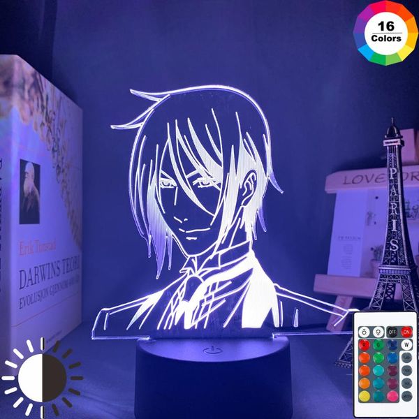 night lights led light anime black butler lamp for bedroom decor kids child birthday gift
night lights led light anime black butler lamp for bedroom decor kids child birthday gift