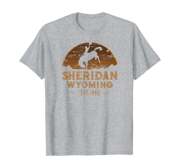 sheridan wyoming wy wild west cowboy t-shirt, White;black
sheridan wyoming wy wild west cowboy t-shirt, White;black