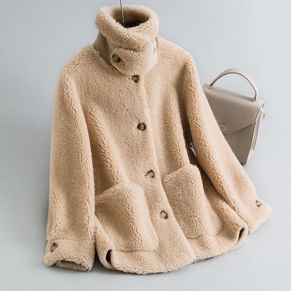 women's fur & faux winter thicker warm full imitation sheep sheared coat female compound short coats with pockets wq2363 factory dropsh, Black
women's fur & faux winter thicker warm full imitation sheep sheared coat female compound short coats with pockets wq2363 factory dropsh, Black