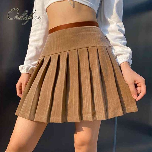 summer preppy style women short pleated skirt lace up khaki vintage fashion sweet party high waist mini 210513, Black
summer preppy style women short pleated skirt lace up khaki vintage fashion sweet party high waist mini 210513, Black