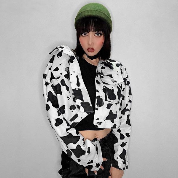 women's jackets female jacket cow print coats for women korean style modis longslive casual autumn 2021 button harajuku streetwear coat, Black;brown
women's jackets female jacket cow print coats for women korean style modis longslive casual autumn 2021 button harajuku streetwear coat, Black;brown