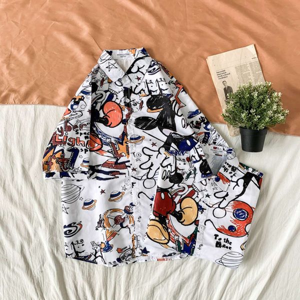 men's casual shirts shirt floral shirt lovers hong kong style short sleeve loose design slkt, White;black
men's casual shirts shirt floral shirt lovers hong kong style short sleeve loose design slkt, White;black