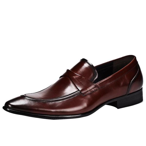 89093-1 summer british retro business formal wear leather shoes casual pumps slip-on wedding dress, Black
89093-1 summer british retro business formal wear leather shoes casual pumps slip-on wedding dress, Black