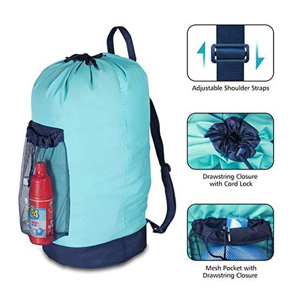 outdoor bags laundry bag mesh pocket nylon backpack clothes hamper with drawstring closure for college travel laundromat
outdoor bags laundry bag mesh pocket nylon backpack clothes hamper with drawstring closure for college travel laundromat