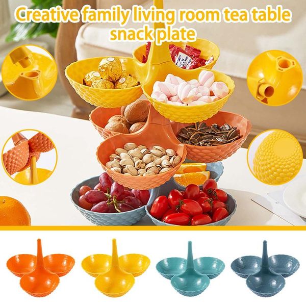 dishes & plates multi-layer snack tray fruit bowl storage box 1pc creative modern living room household basket
dishes & plates multi-layer snack tray fruit bowl storage box 1pc creative modern living room household basket