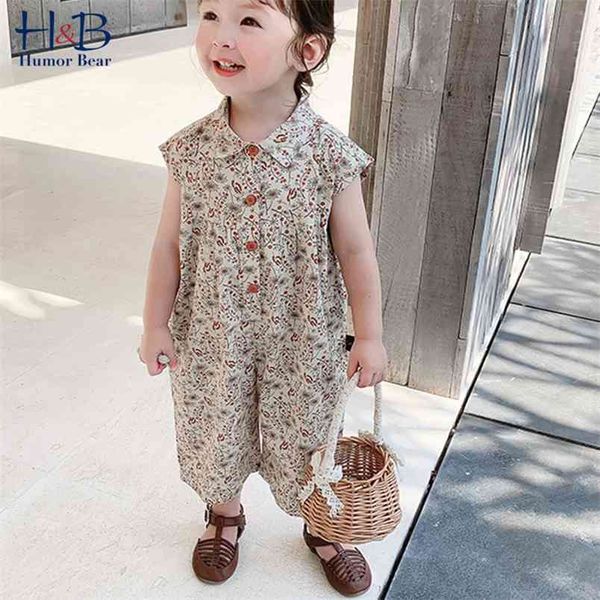 girls jumpsuit summer sleeveless floral children overalls cute harem pants korean kids palysuit 210611, Blue
girls jumpsuit summer sleeveless floral children overalls cute harem pants korean kids palysuit 210611, Blue