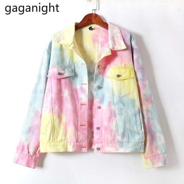 women's jackets gaganight 2021 spring denim women gradient color jeans jacket casual harajuku coat loose streetwear plus size s-xl, Black;brown
women's jackets gaganight 2021 spring denim women gradient color jeans jacket casual harajuku coat loose streetwear plus size s-xl, Black;brown