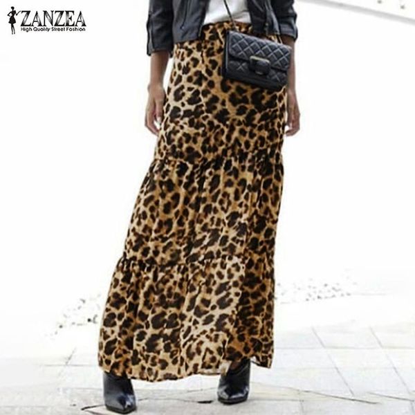 plus size zanzea spring skirts women casual elastic waist leopard print long skirt summer fashion party female vestido, Black
plus size zanzea spring skirts women casual elastic waist leopard print long skirt summer fashion party female vestido, Black