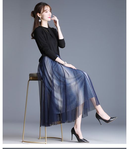 skirts fdfklak very fairy mesh gradient pleated skirt spring autumn 2020 skirt women yarn mesh a line long skirts female g6ip, Black
skirts fdfklak very fairy mesh gradient pleated skirt spring autumn 2020 skirt women yarn mesh a line long skirts female g6ip, Black