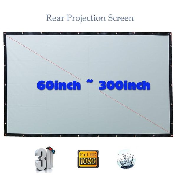 hd rear projector screen pvc pantalla proyector for home theater outdoor curtain 16:9/4:3 optional
hd rear projector screen pvc pantalla proyector for home theater outdoor curtain 16:9/4:3 optional