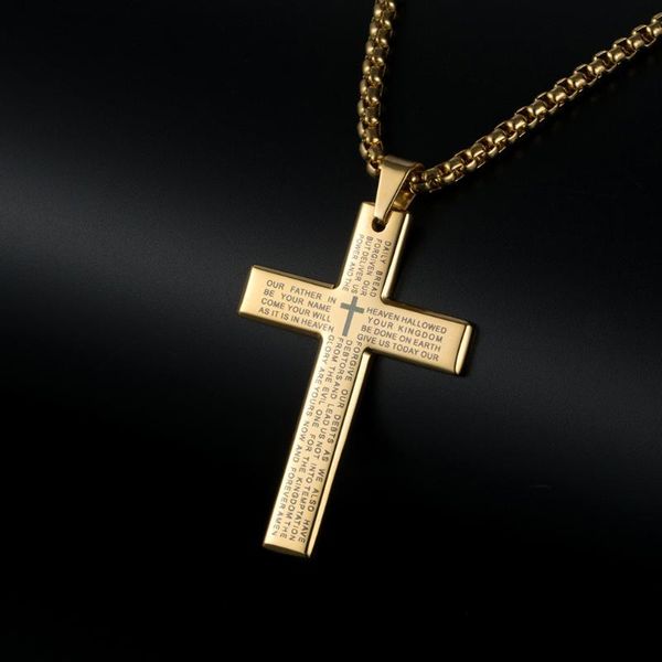 pendant necklaces boeycjr classic bible pattern cross necklace&pendant fashion jewelry hiphop punk necklace for men or women, Silver
pendant necklaces boeycjr classic bible pattern cross necklace&pendant fashion jewelry hiphop punk necklace for men or women, Silver