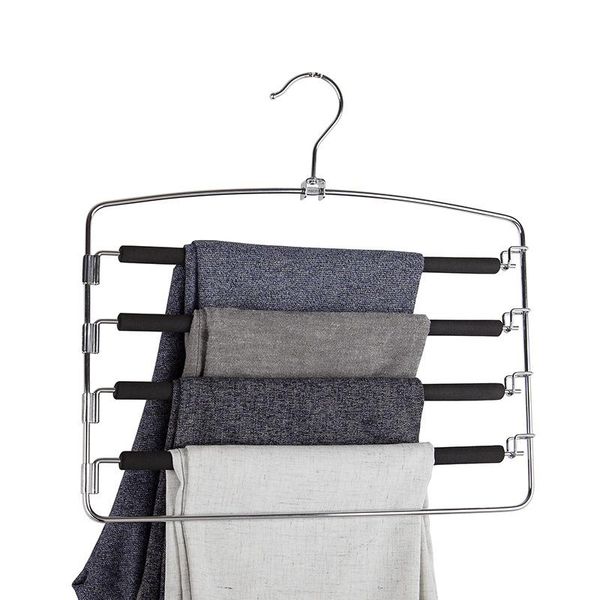 laundry bags 1pc multi functional four -layer stainless steel trousers clip skirt pants hanger rack with 8 clips storage organizer save spac
laundry bags 1pc multi functional four -layer stainless steel trousers clip skirt pants hanger rack with 8 clips storage organizer save spac