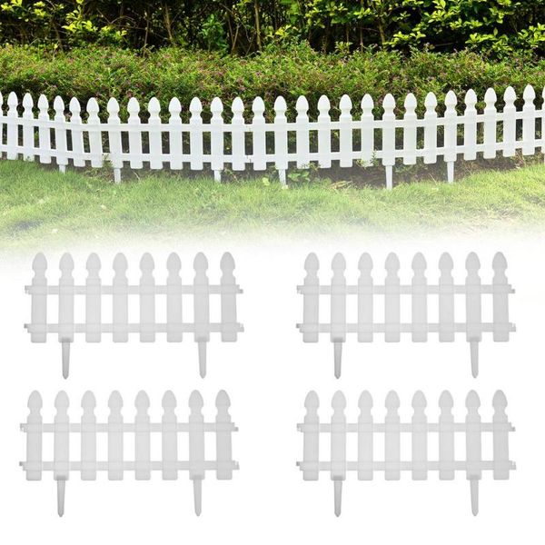fencing, trellis & gates 4pcs plastic white picket fence border garden landscape edging miniature home xmas tree decoration
fencing, trellis & gates 4pcs plastic white picket fence border garden landscape edging miniature home xmas tree decoration