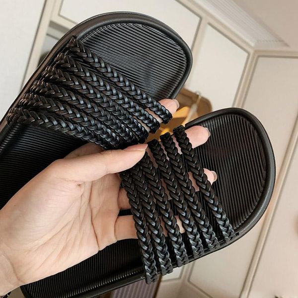 slippers women's shoes home nude color non-slip bathroom indoor light soft wear-resistant sandals, Black
slippers women's shoes home nude color non-slip bathroom indoor light soft wear-resistant sandals, Black