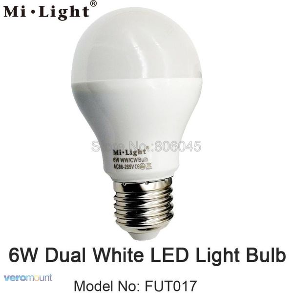 bulbs milight led bulb e27 6w color temperature adjustable smart ct dual white fut017 2.4g remote control android/ios app wifi
bulbs milight led bulb e27 6w color temperature adjustable smart ct dual white fut017 2.4g remote control android/ios app wifi