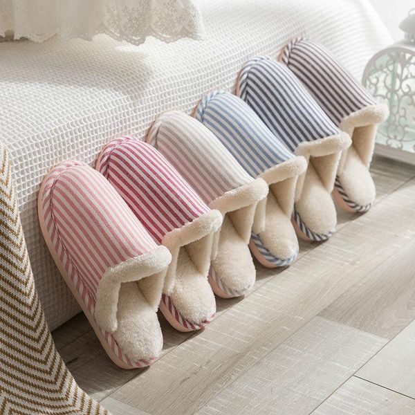 winter woman slippers plush warm stripe fluffy for girls thick women shoes non-slip couples are soft, Black
winter woman slippers plush warm stripe fluffy for girls thick women shoes non-slip couples are soft, Black
