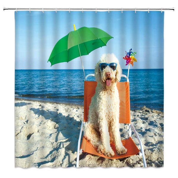 funny dog shower curtain irish fur terrier basking on the beach decor animal pet tropical ocean holiday blue fabric bath
funny dog shower curtain irish fur terrier basking on the beach decor animal pet tropical ocean holiday blue fabric bath