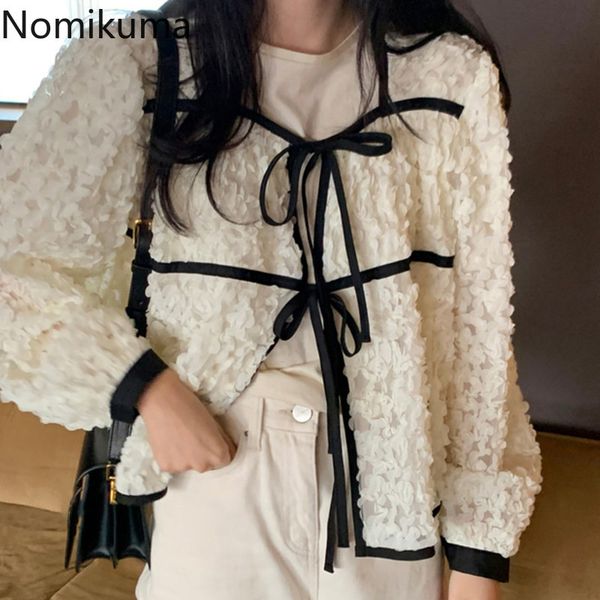 nomikuma spring korean lace shirt bow tie puff sleeve sweet women blouse causal square collar hit color blusas 6f207 210427, White
nomikuma spring korean lace shirt bow tie puff sleeve sweet women blouse causal square collar hit color blusas 6f207 210427, White